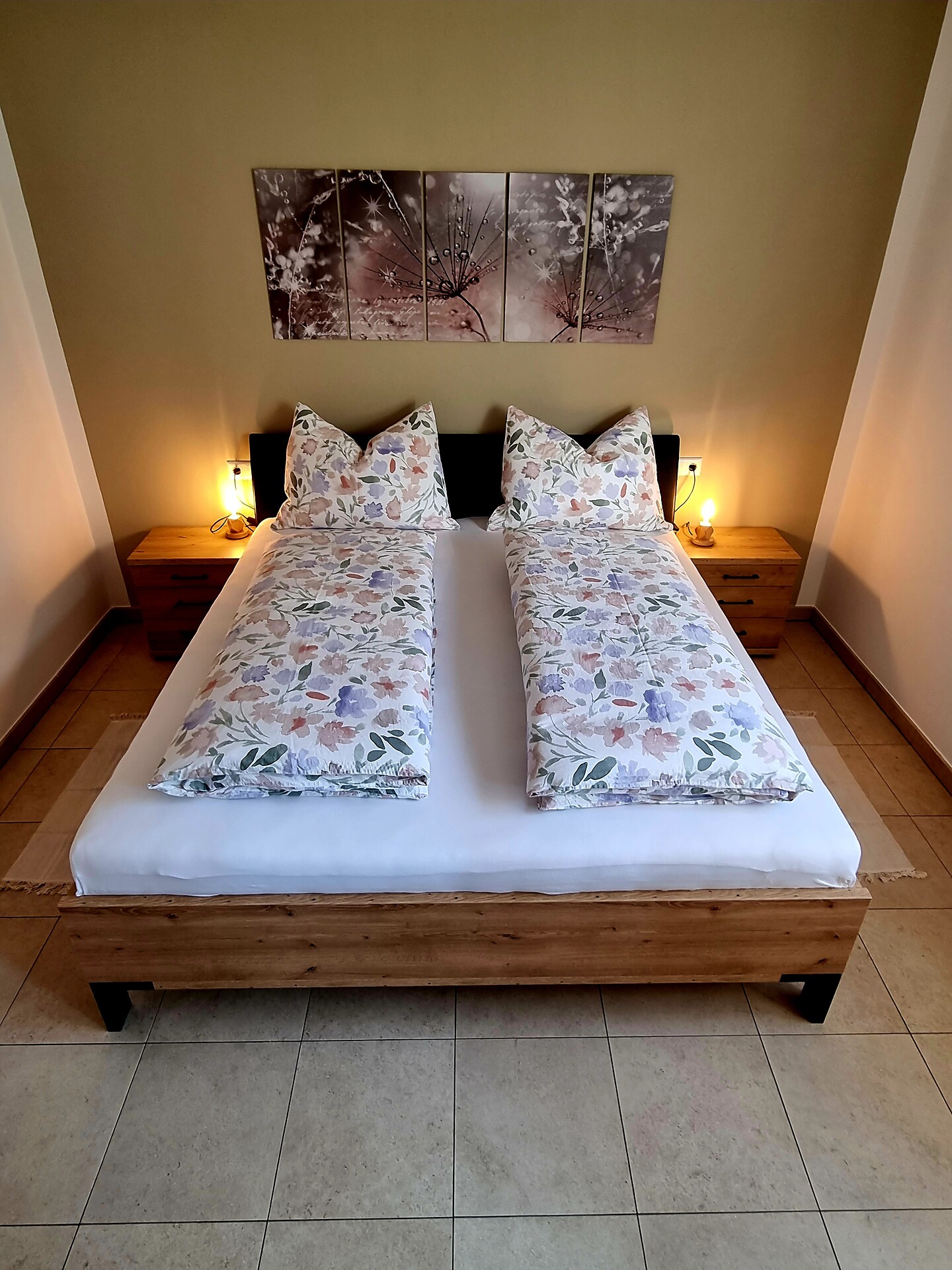 Schlafzimmer der Ferienwohnung B
